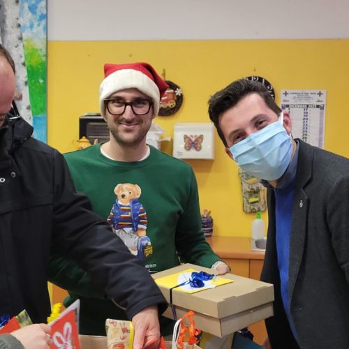 I membri di Round Table Udine visitano i residenti della casa di riposo di Paluzza